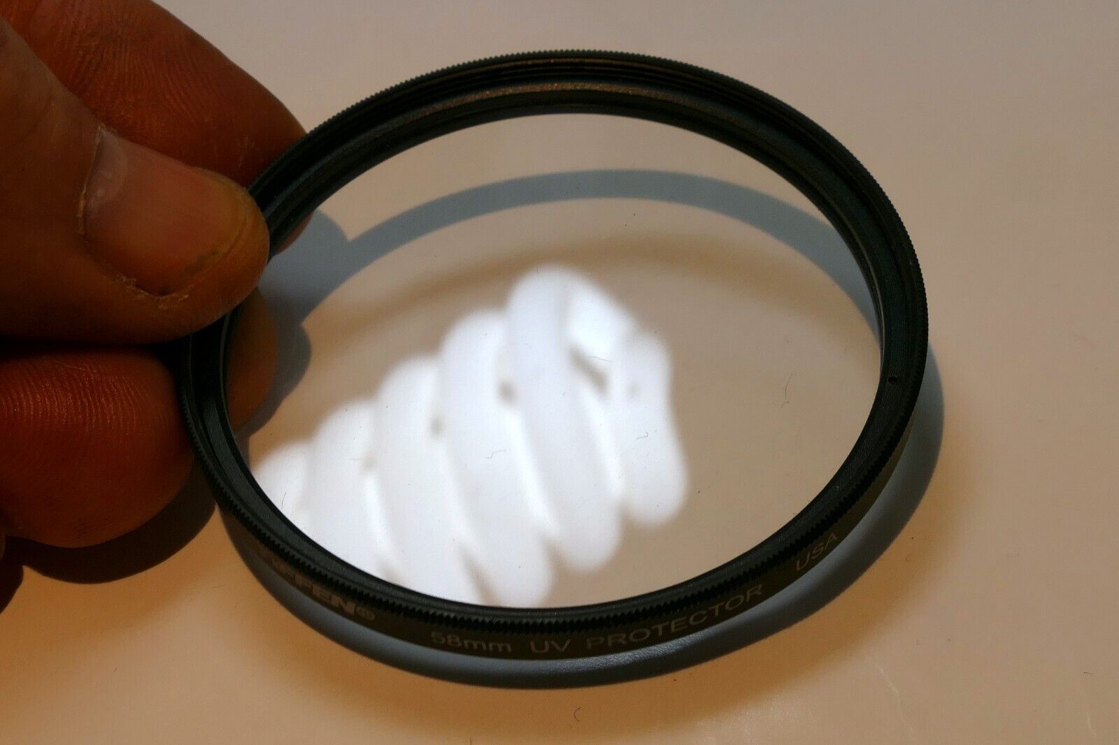 Tiffen UV 58mm Lens Filter Clear Lens Protector made in USA - OEM Genuine