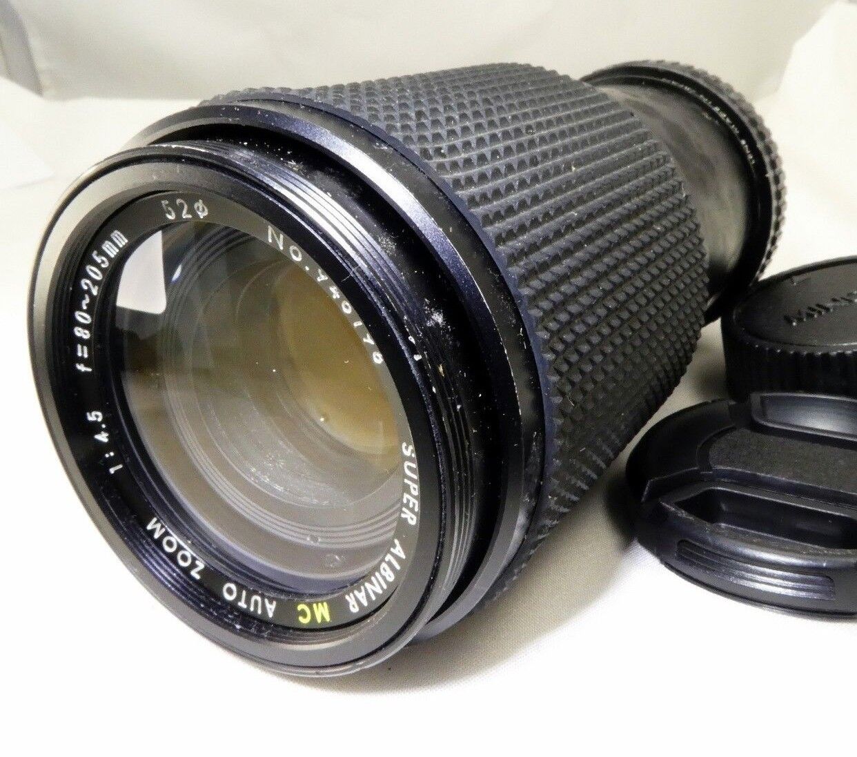 Albinar 80-205mm f4.5 manual focus Zoom Lens for MD constant aperture