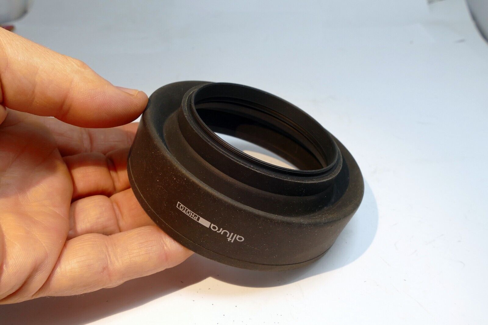 67mm Rubber  Lens Hood Shade Double threaded telephoto and wide angle 18-200mm