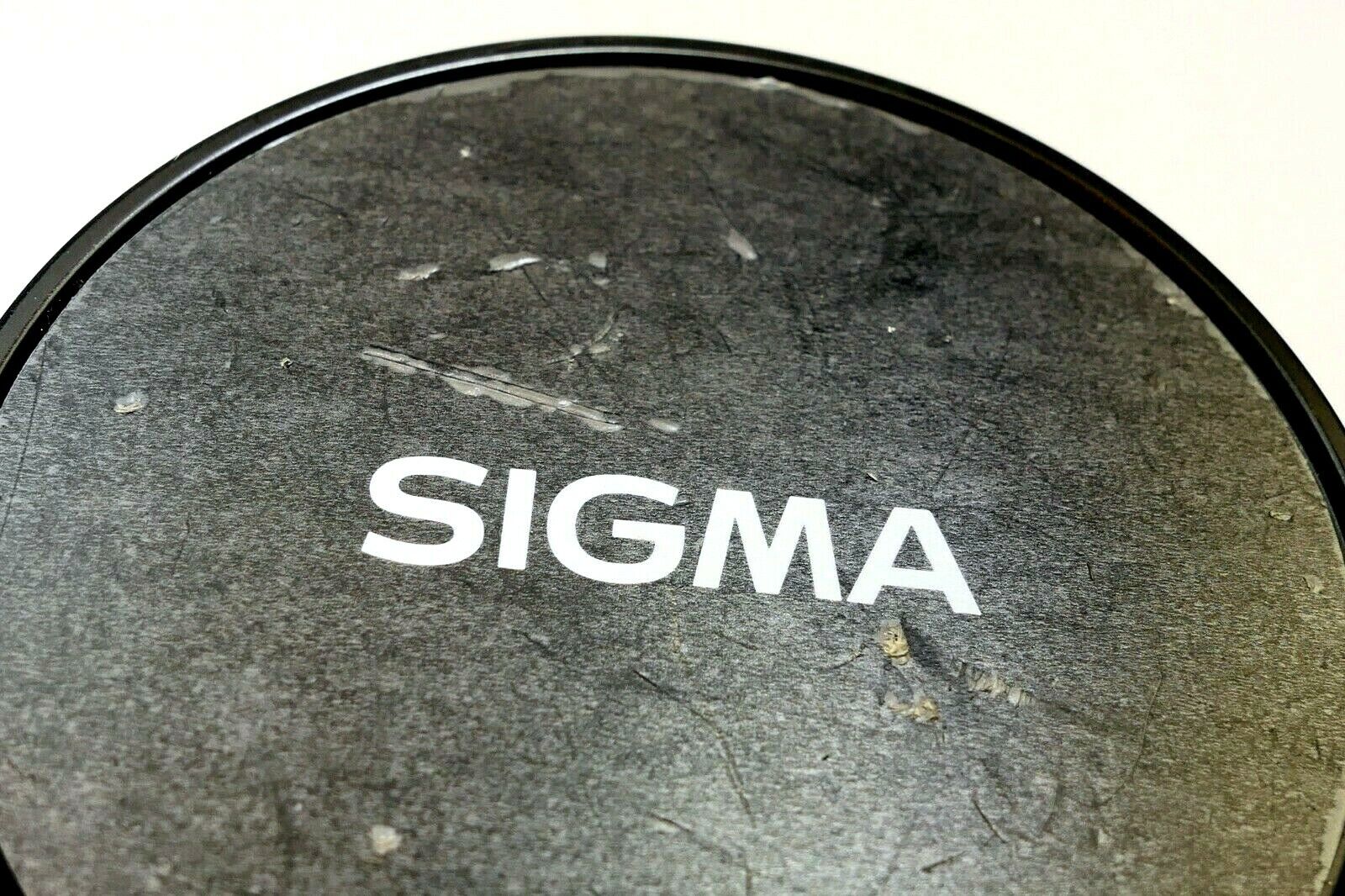 Sigma 82mm Black Plastic Front Lens Cap Snap On Genuine OEM