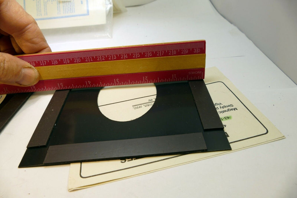 Lindahl Vignette set of four Magnetic Black Masks 5X5" for Bellow Shades 