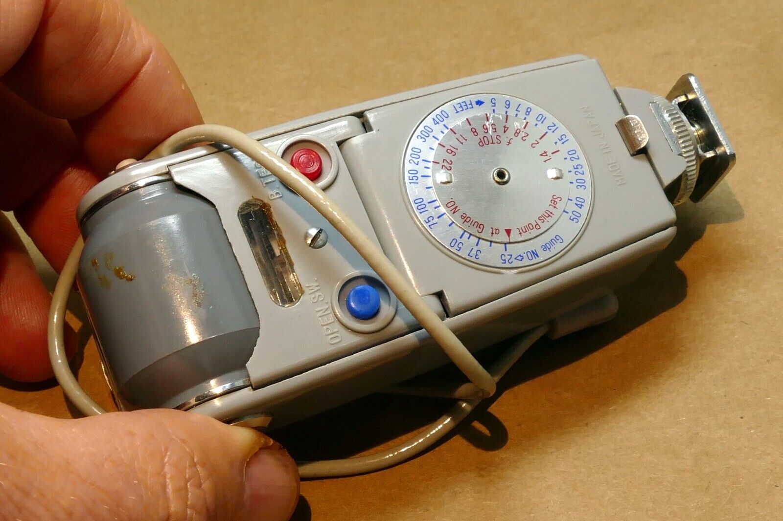 Soligor BL DeLuxe  Three Way Camera Flash for Argus