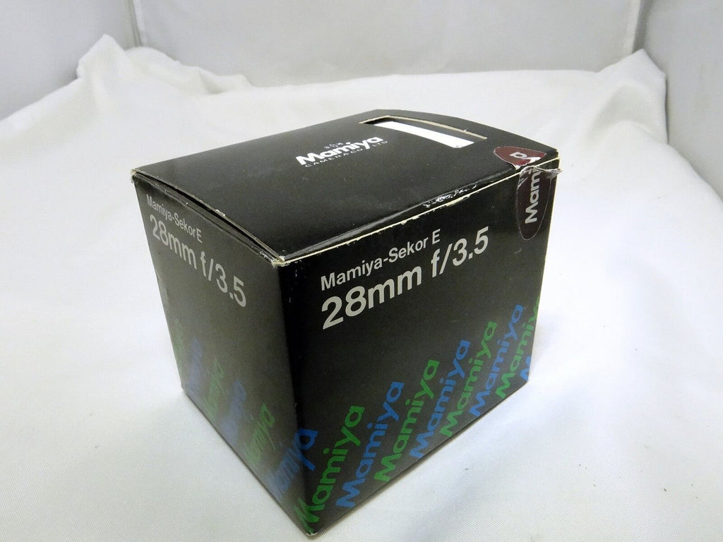 Empty box for Mamiya Sekor 28mm f3.5 E ZE with foam Lens