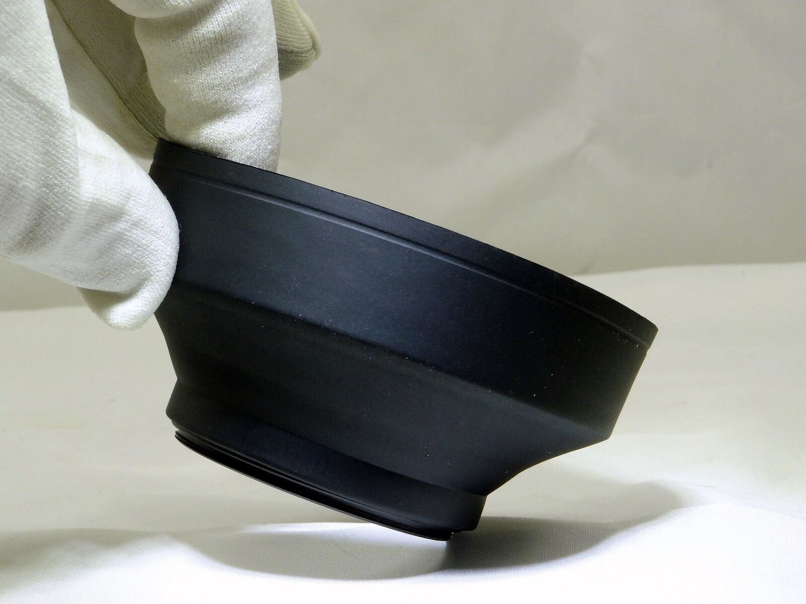 55mm Collapsible Rubber Lens Hood 2-Way Wide Angle 28mm Telephoto 105mm 135