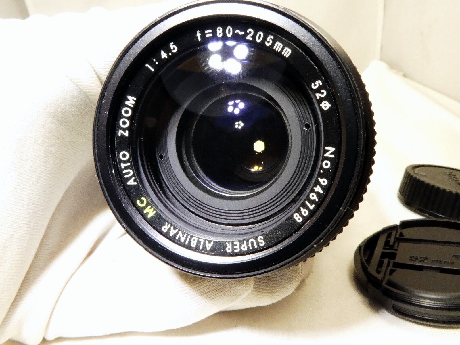 Albinar 80-205mm f4.5 manual focus Zoom Lens for MD constant aperture