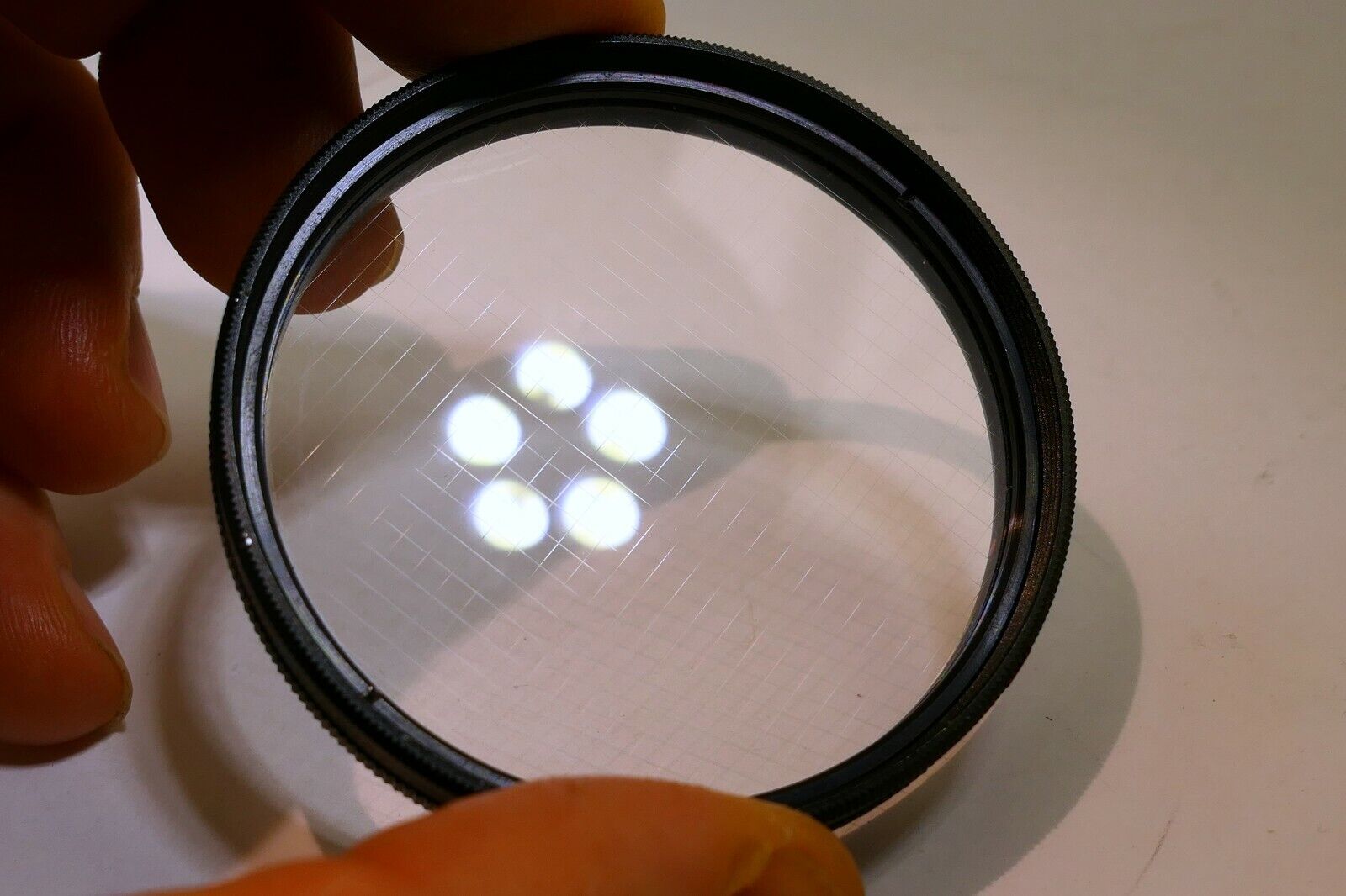 Spiralite ROTATING Cross 4 Star Screen series 7 VII Lens Filter threaded 54mm