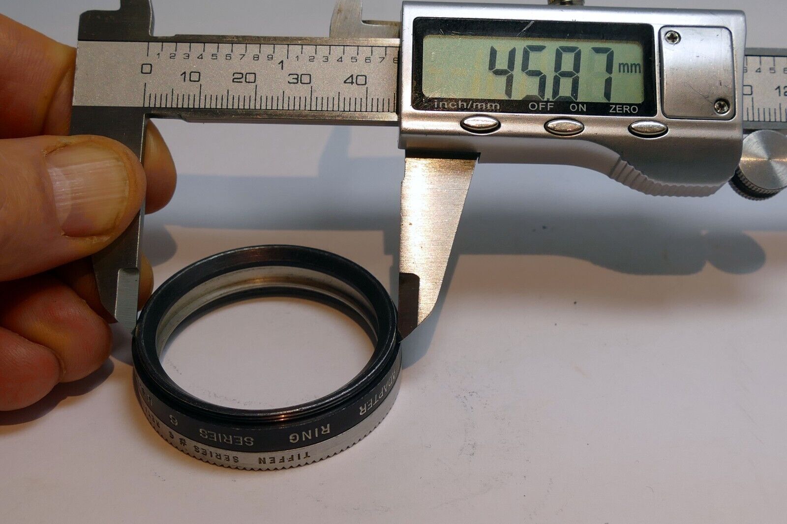 46mm to 44.5mm series VI 6 filter holder adapter w/ retaining ring