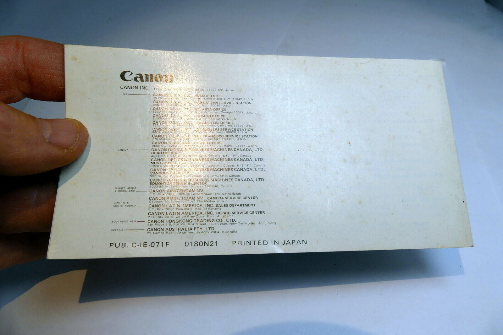 Canon Speedlight 177A flash Instructions manual Guide English E