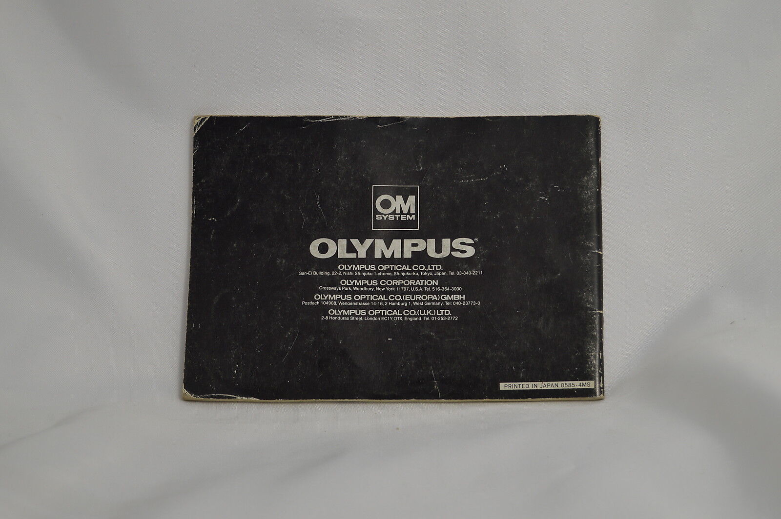 Olympus OM-2S Program Camera User's Manual Guide 9111005