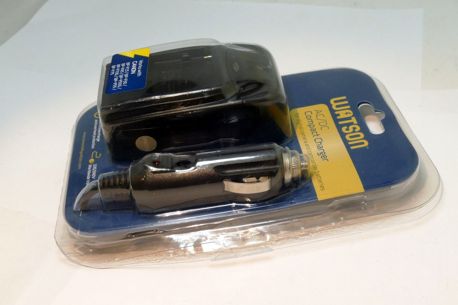 Watson AC/DC Charger for Canon BP-915, BP-930, BP-945, BP-950G 955 975 970G