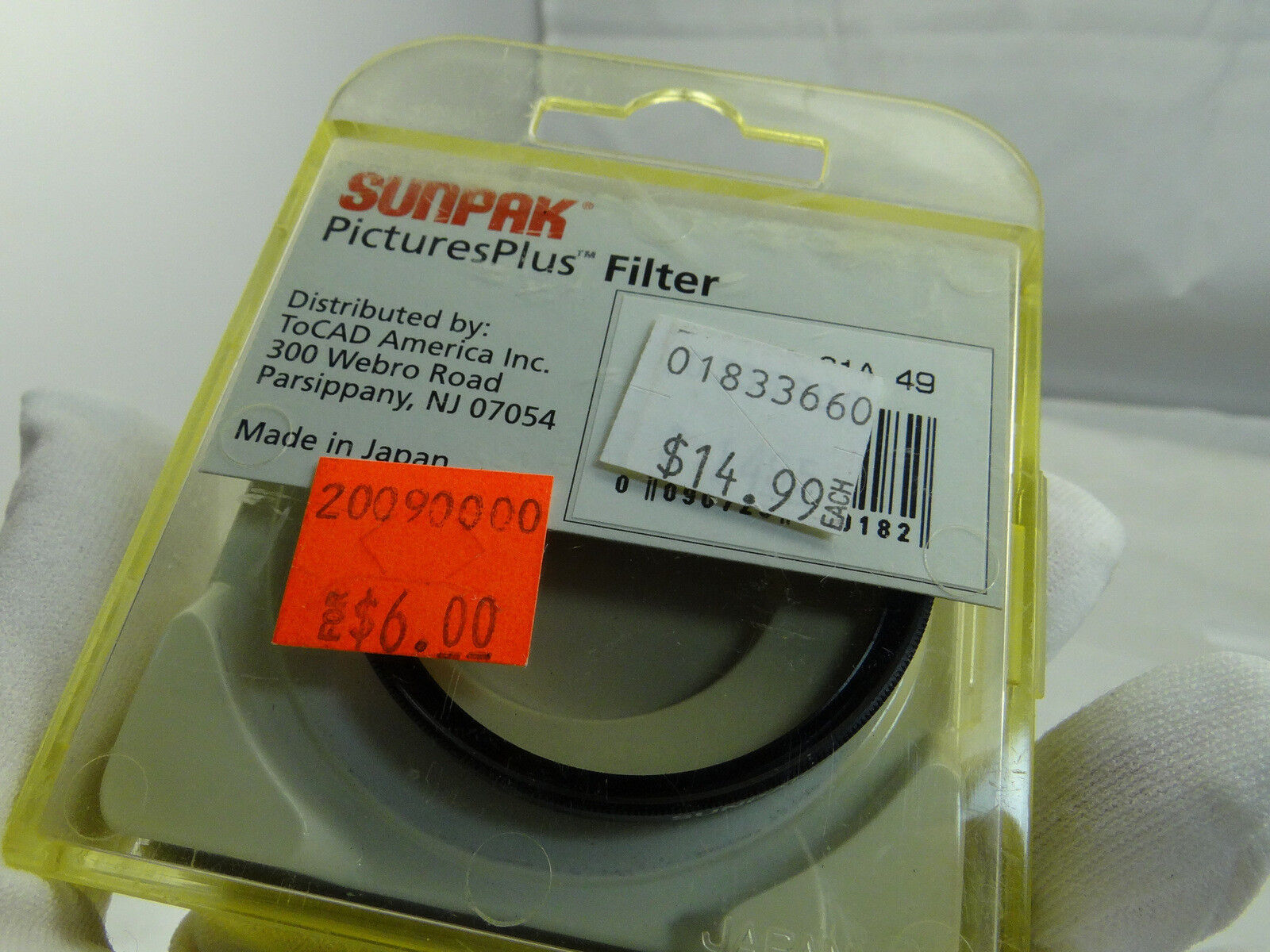 Sunpak 49mm 81A Warming Color Conversion Camera Lens Filter