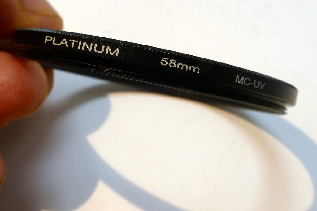 Platinum UV  MC 58mm Lens Filter Haze slim / low profile wide angle lenses