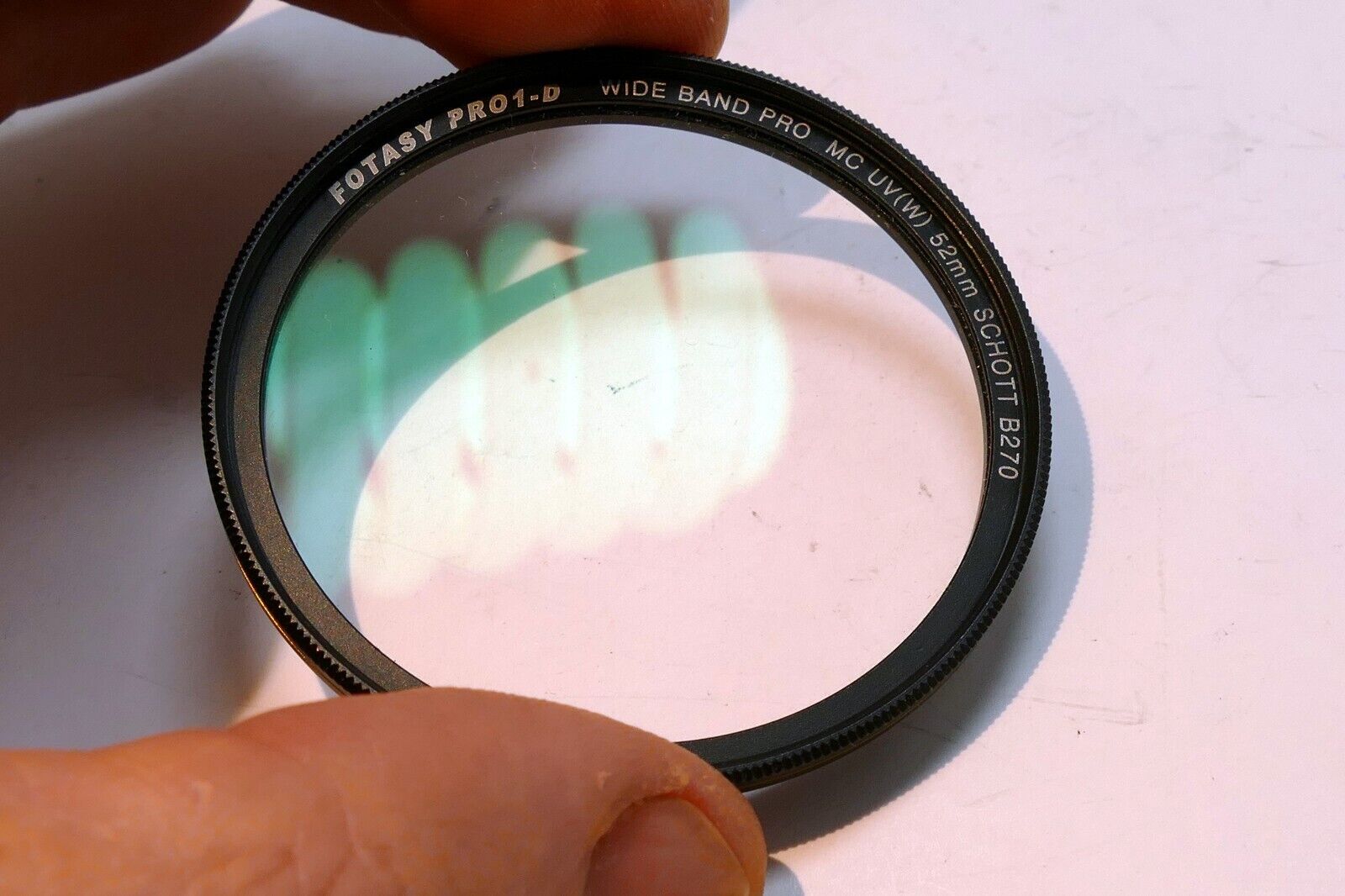 Fotasy RO1-D Wide Band UV  W 52mm Lens Filter wide angle thin profile