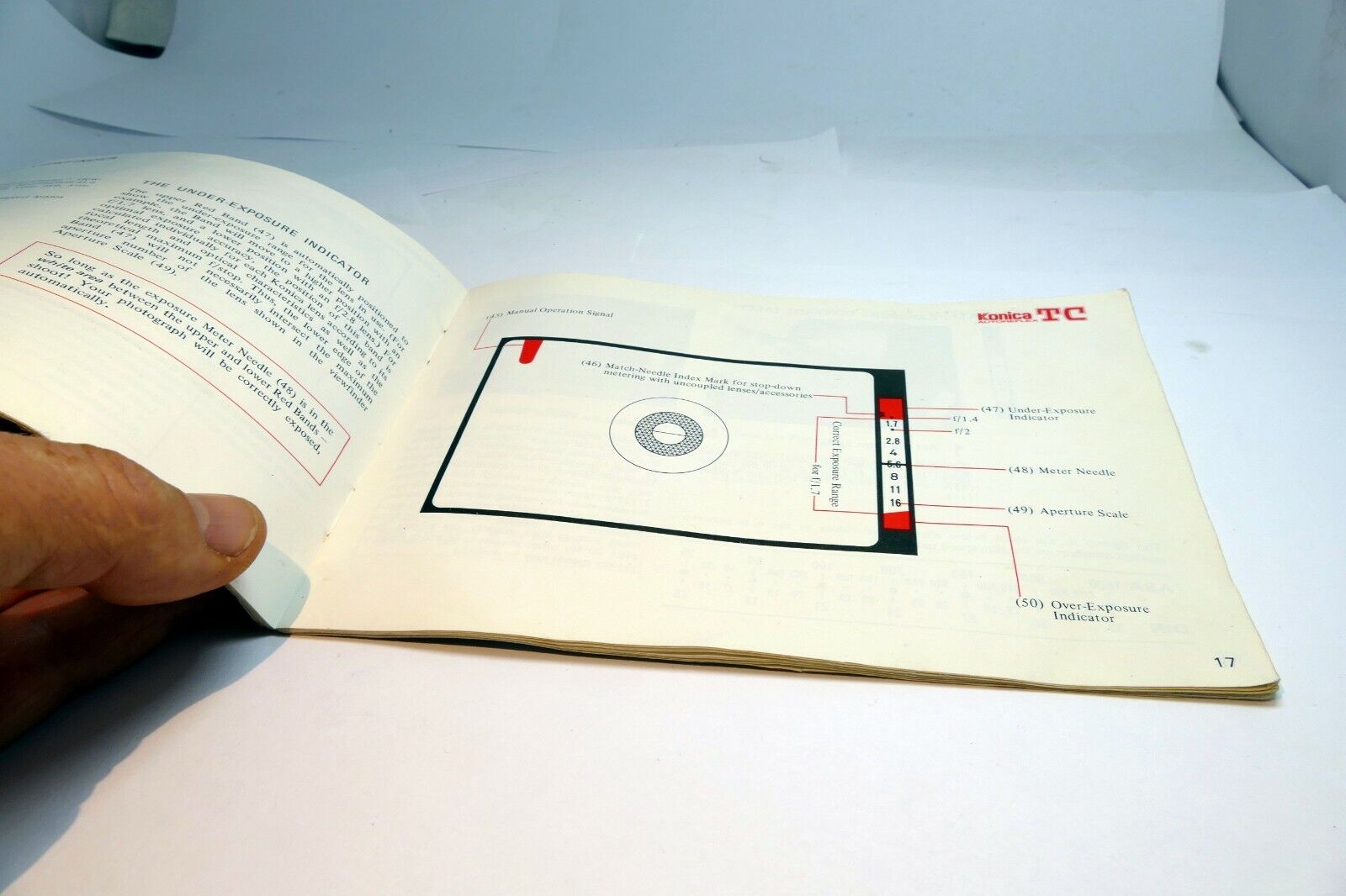 Konica Autoreflex TC Camera Guide Instruction Manual English EN 1976