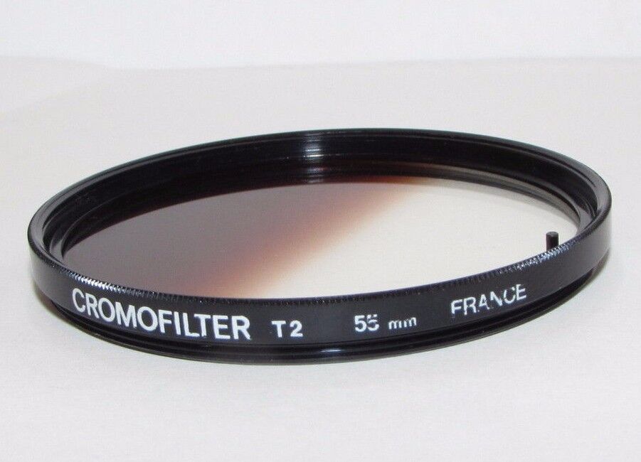 Cokin Cromofilter T2 55mm Lens Filter Made in France Tabacco Graduated Gradual