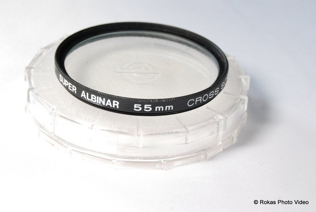 Used Super Albinar 55mm Cross-Screen Filter star sc