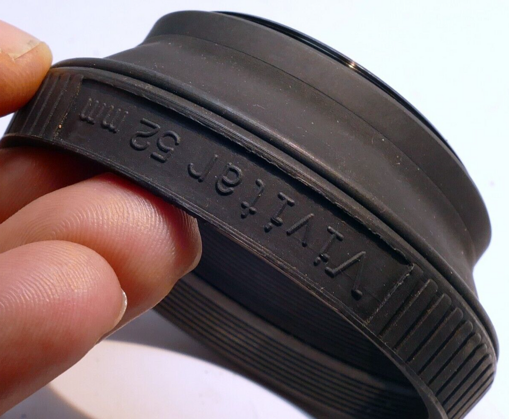 Vivitar  52mm OD Lens Hood Shade screw in metal threaded for  50mm f1.8
