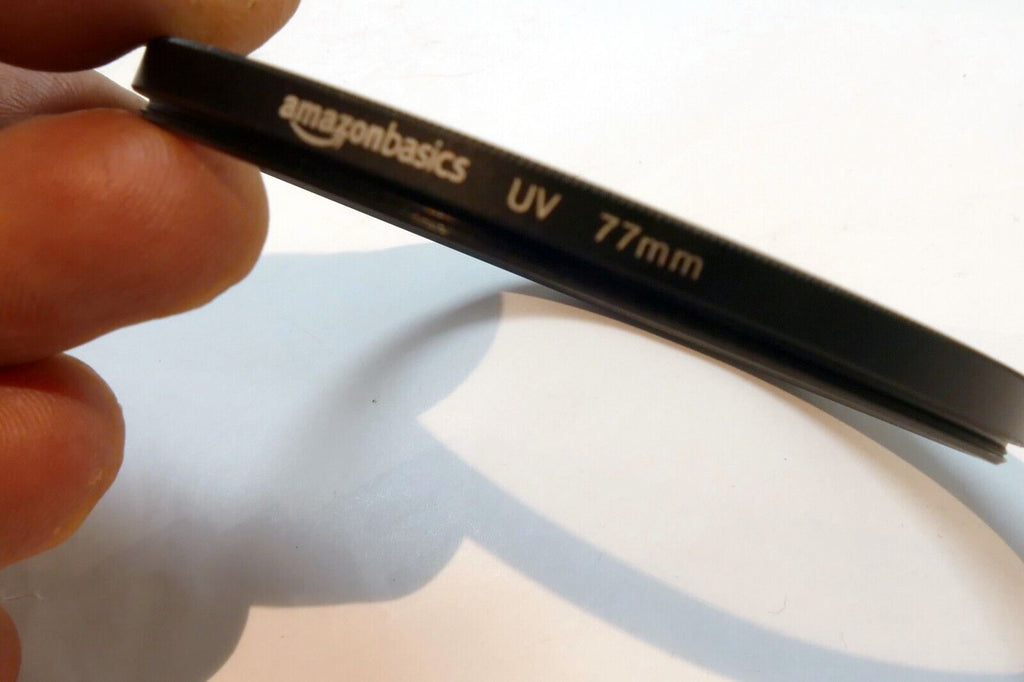 Amazon Basics 77mm UV Filter Clear  protection