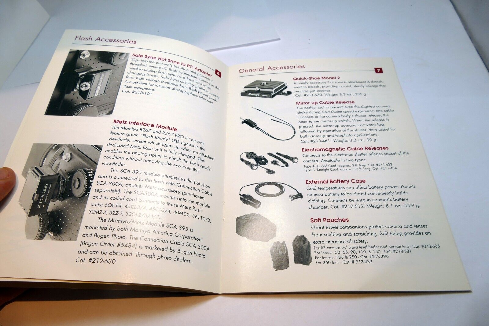 Mamiya RZ 67 Brochure Accessory Owner's Guide