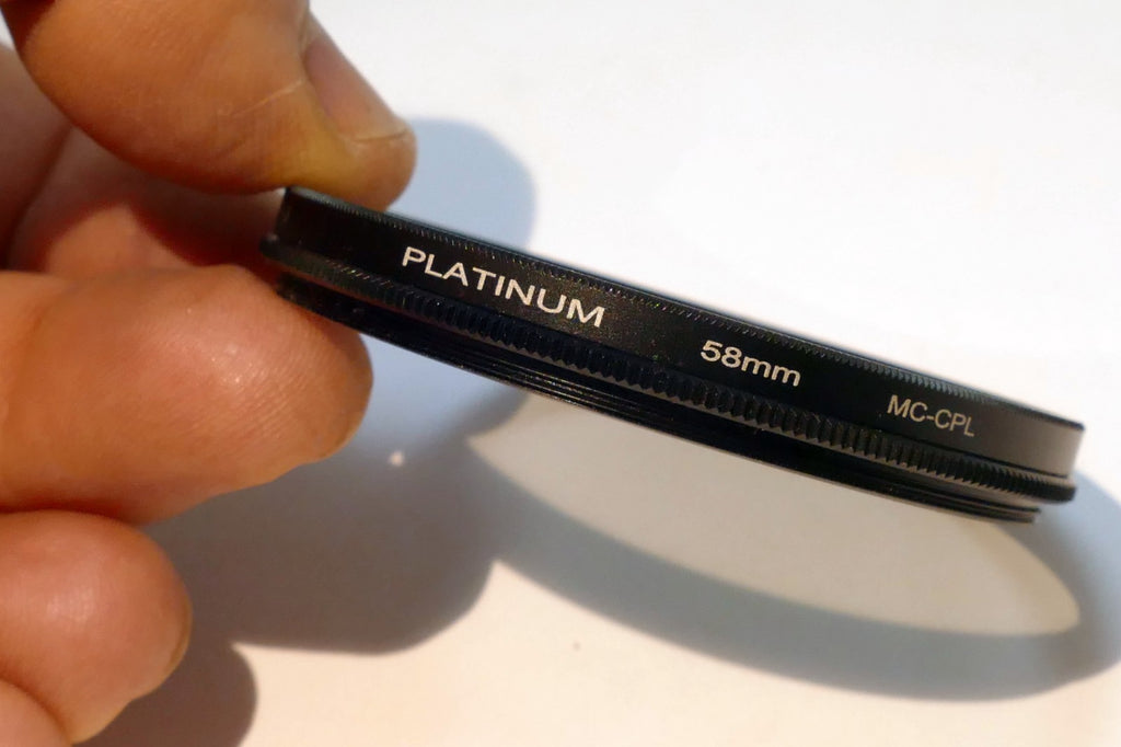 Platinum Circular Polarizer C-PL  58mm Filter MC for wide angle lenses