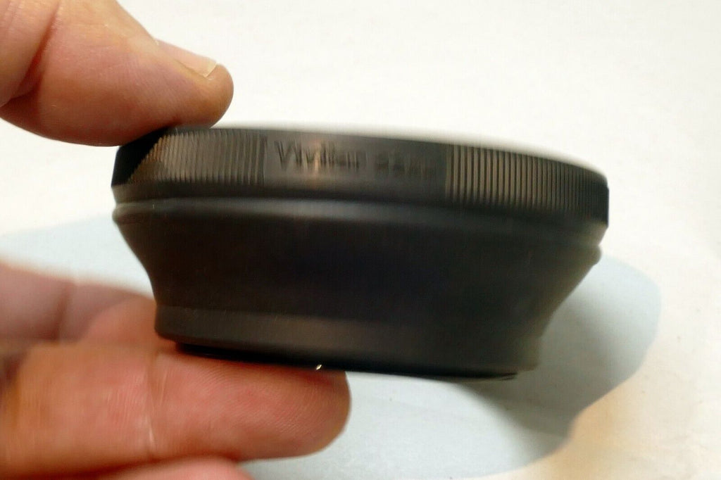 Vivitar collapsible 52mm Rubber Lens Hood Shade  for 50mm f1.4 (ribbed rim)
