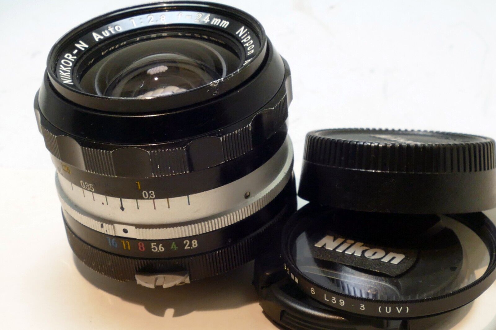 Nikon Nikkor-N Auto Non Ai 24mm f2.8 Manual Focus Lens prime - HOME AI'd