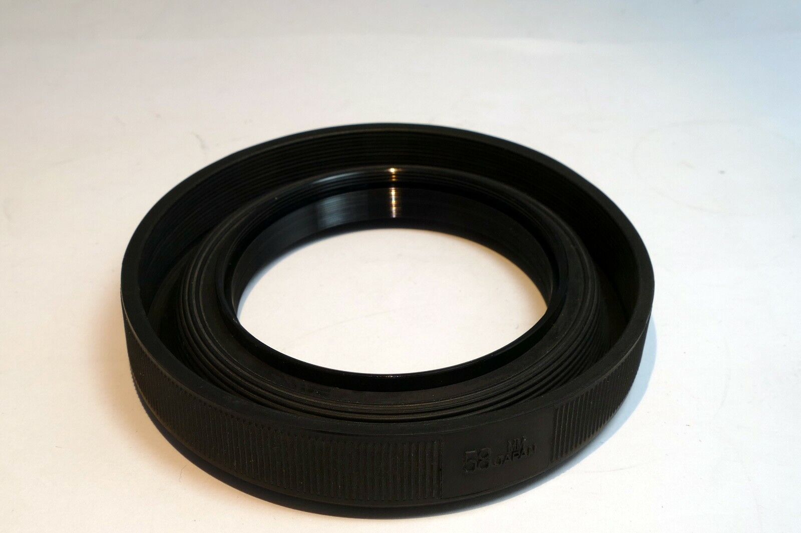 58mm Rubber Hood shade telephoto  collapsible for normal lenses double threaded