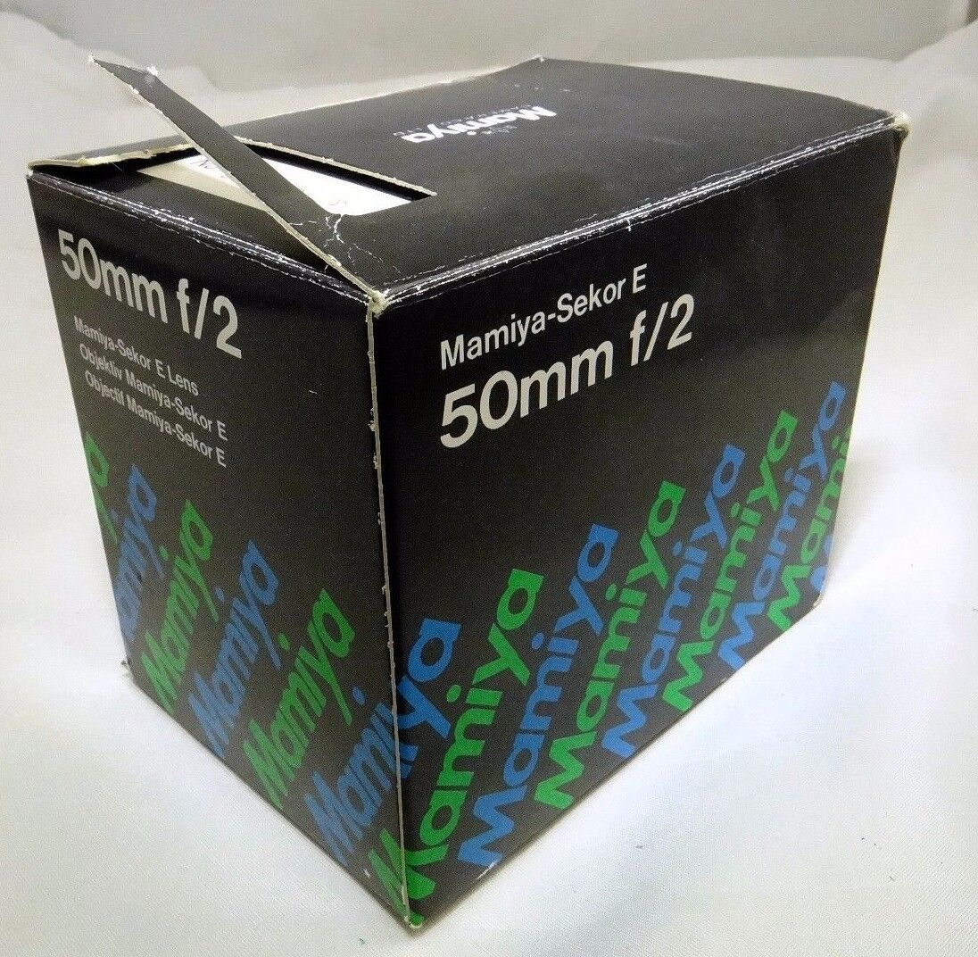 Empty box for Mamiya Sekor 50mm f2 E ZE E Lens