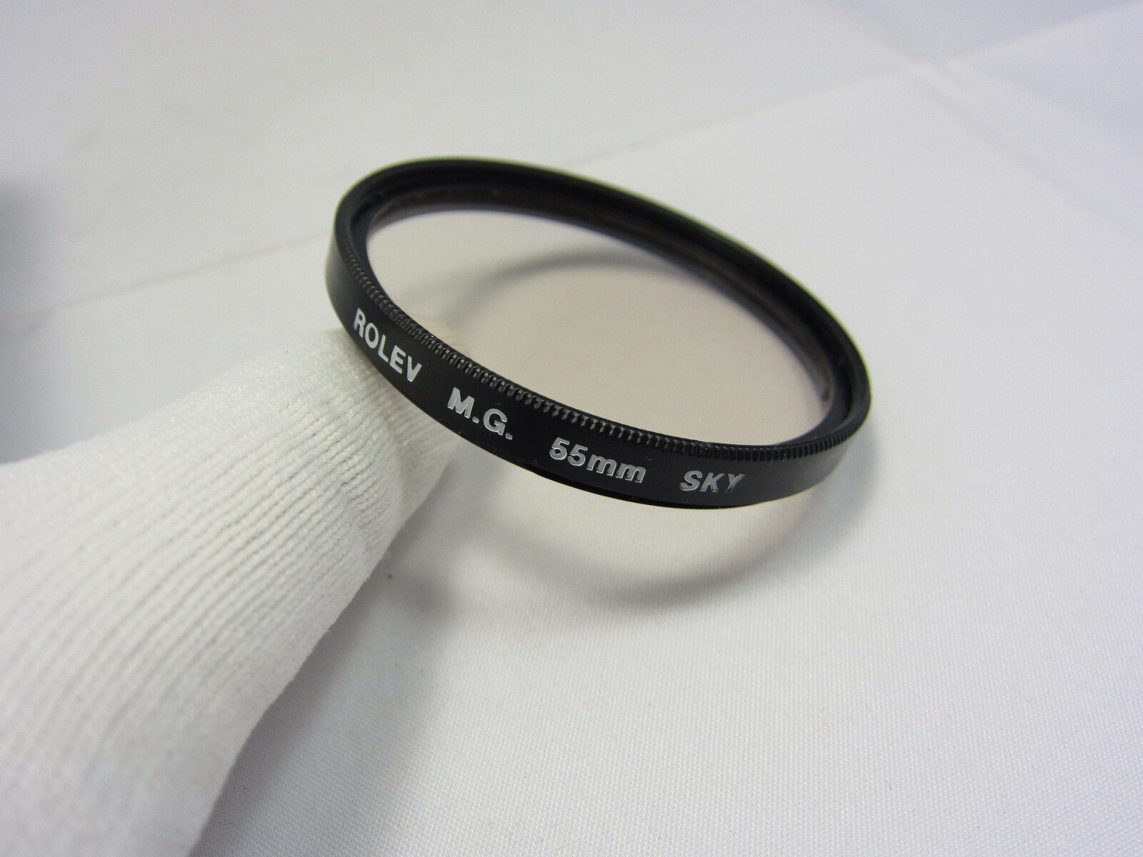 Used ROLEV M.G. 55mm SKY Lens Filter with Box Made in JAPAN 6410018