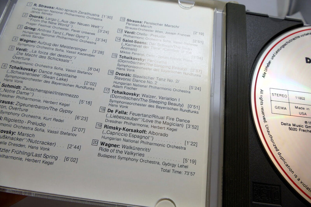 100 Meisterwerke Masterpieces Vol. 1 Classical Music Delta 1988 Rossini Straus