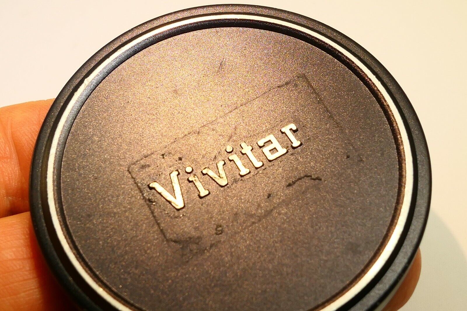 Vivitar 58mm Lens Front Cap for  plastic slip on type Metal 28mm f1.9