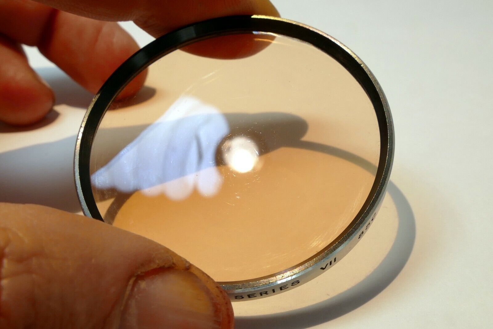 Spiralite Lens filter drop in series 7 VII  85C Convert 4900°K to 3200K Tungsten