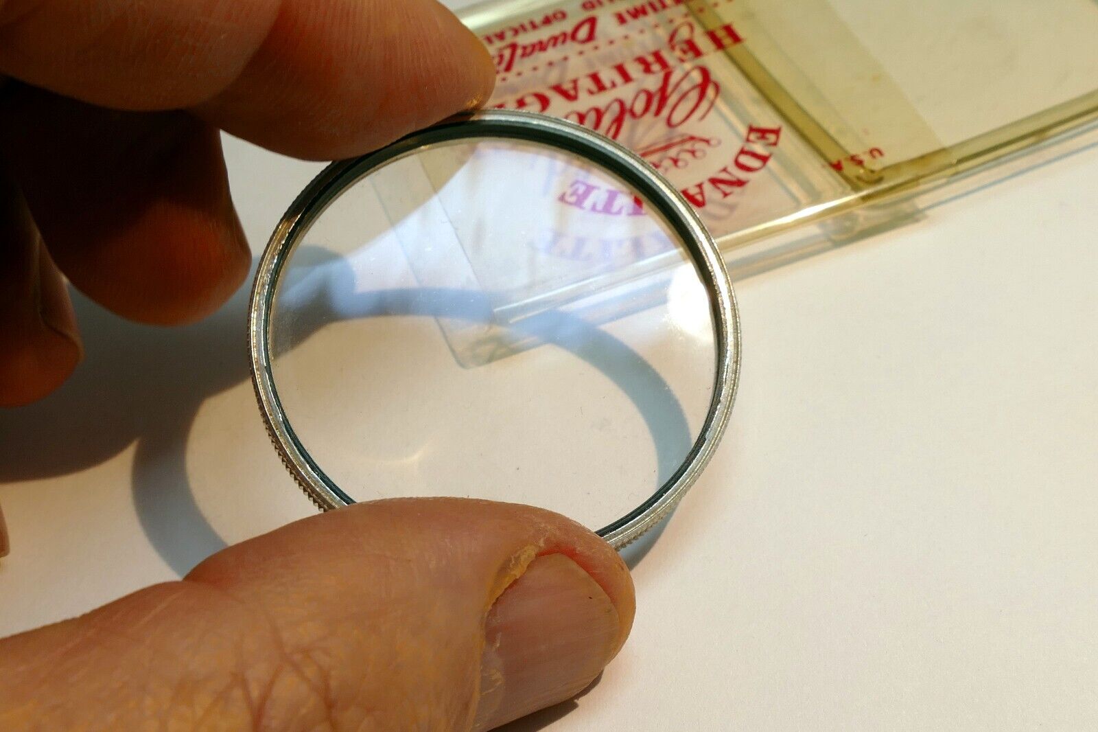 Ednalite Duraklad Portrait +1A  Series # 6 (VI) Lens Filter drop in 41.3mm OD