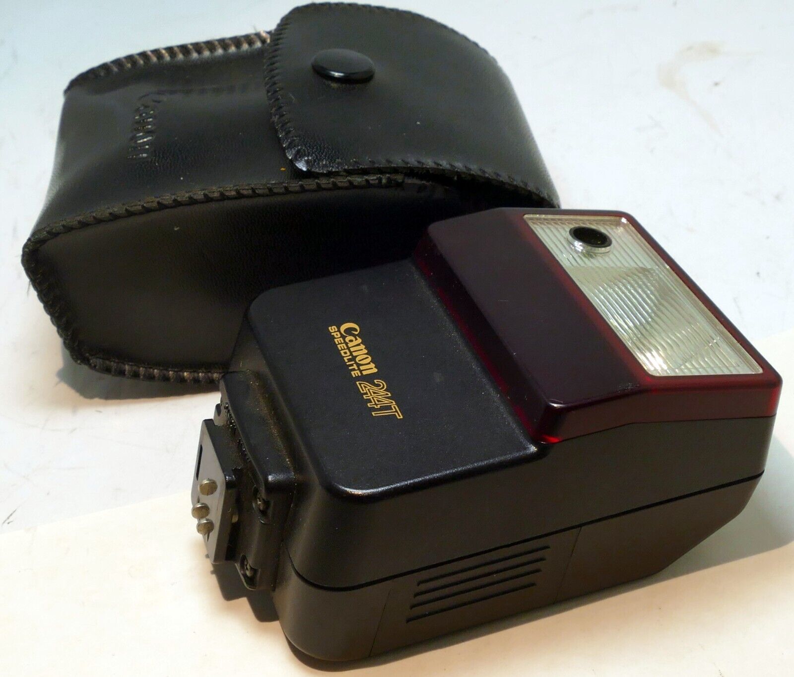 Canon 244T FD Speedlight Shoe Mount Flash - tested ,  works good