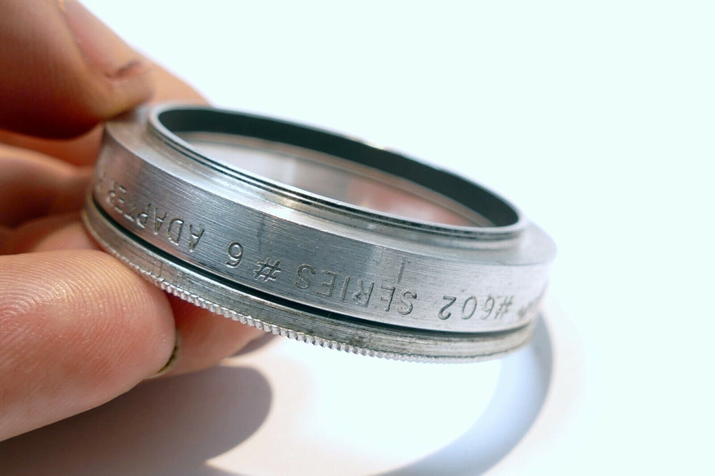 40.5mm adapter step-up screw in for series 6 VI Tiffen 602 with retaining ring