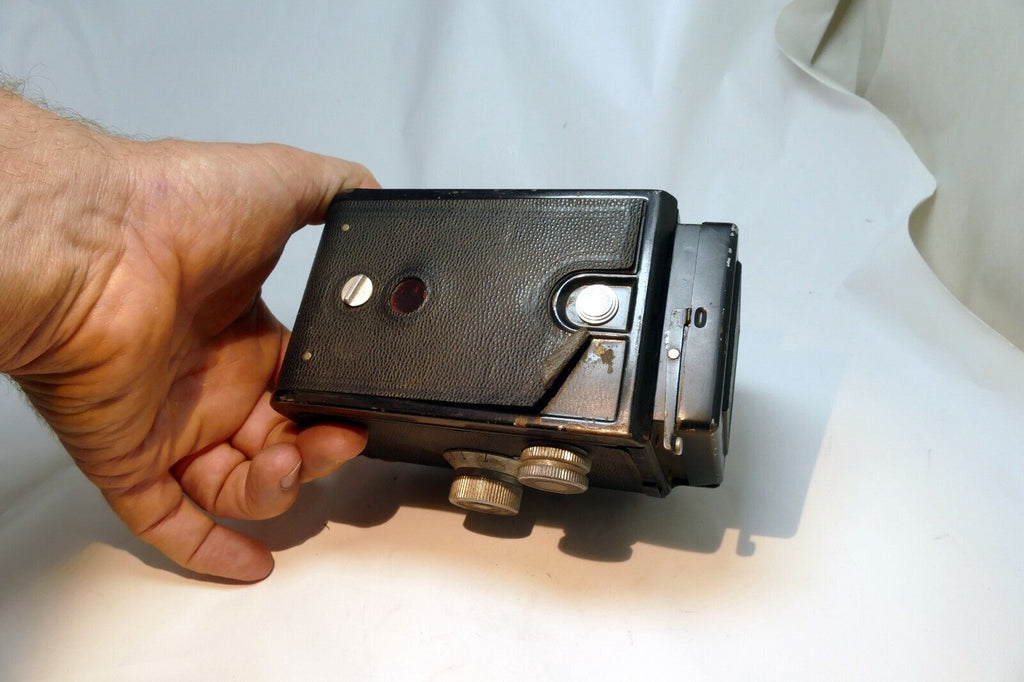 Graflex Ciro Flex TLR Camera Wollensak 85mm F3.5 Lens Alpax Shutter Rochester US
