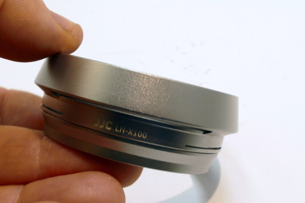 JJC LH-X100 Metal round Bayonet Hood Shade for Fujinon X100 camera lens