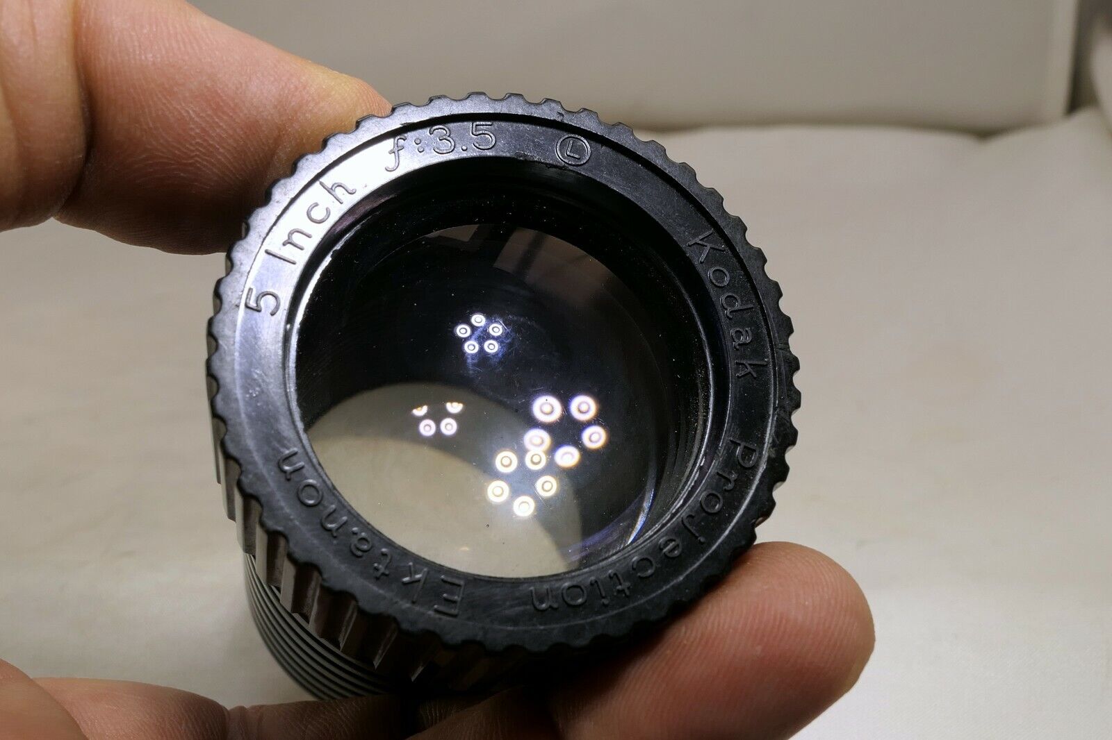 Kodak Projection Ektanon  5" f3.5 vintage - AS IS with haze needs cleaning 