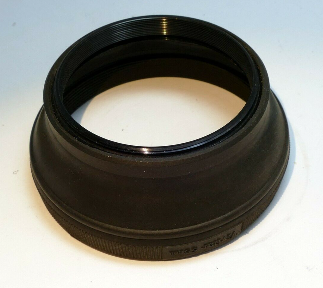 Vivitar 55mm Rubber Lens Hood Shade double threaded