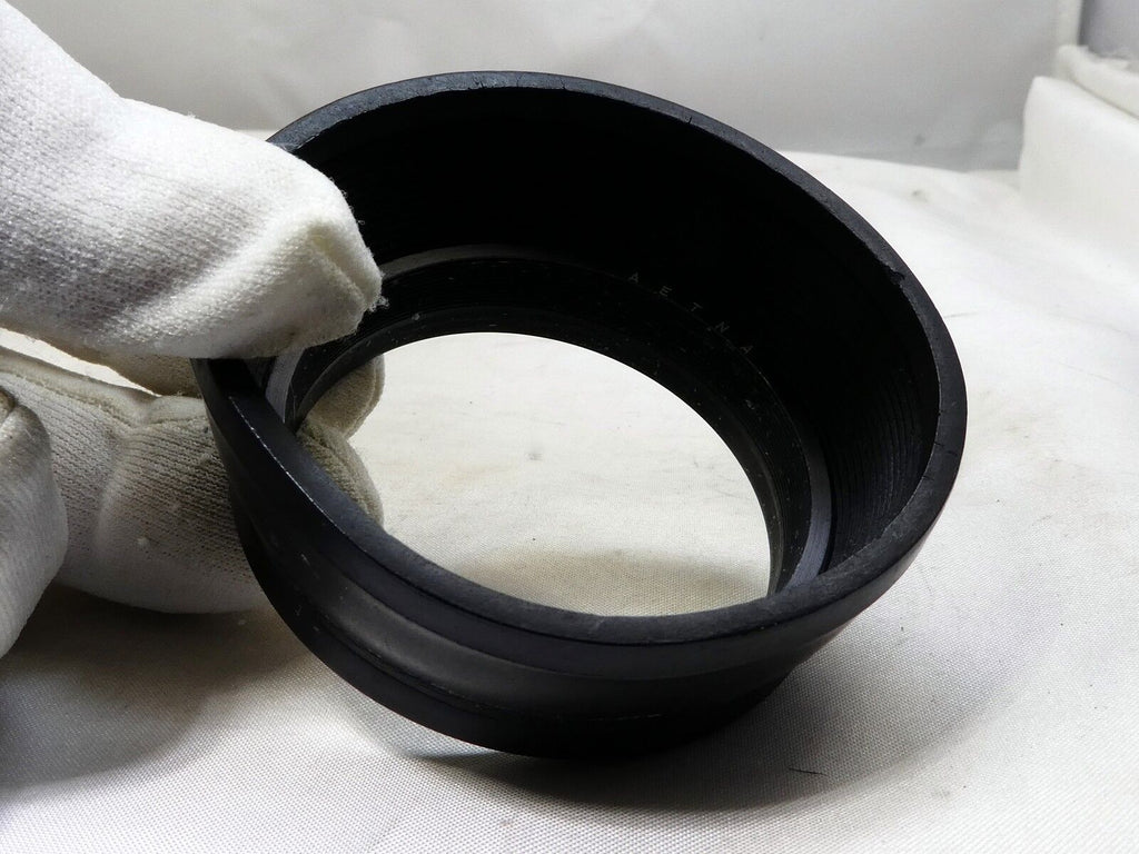 55mm Aetna Rubber Lens Hood Shade double threaded for 50mm f1.8 f2 lenses