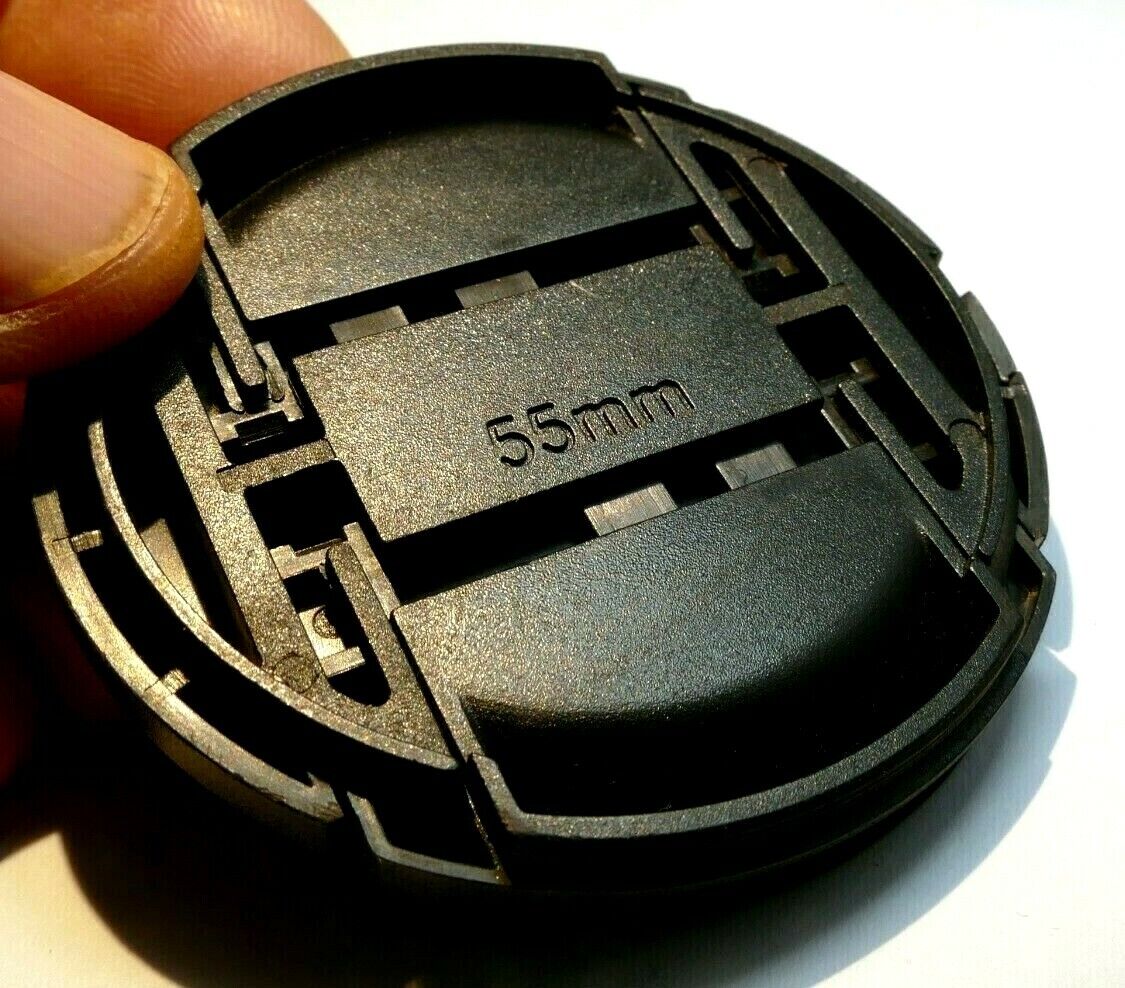 55mm Front Cap Plastic  snap on vintage black  for 28mm 35mm f2.8 f3.5