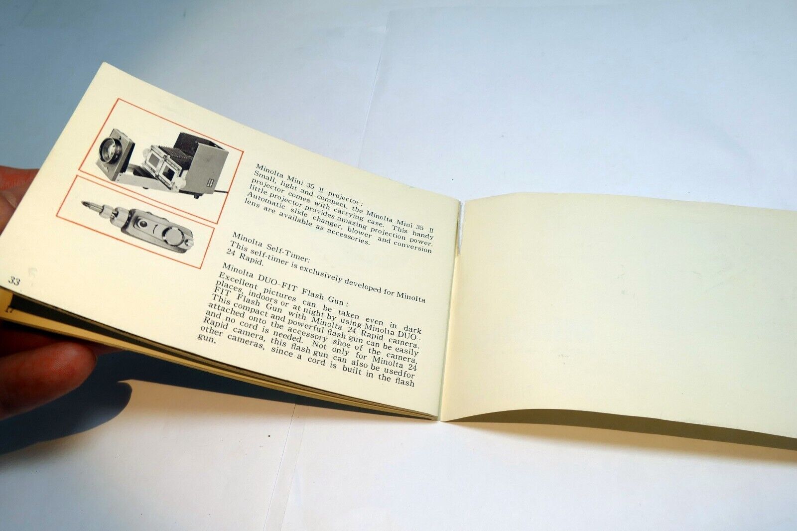 Minolta 24 Rapid  rangefinder Camera  Instruction Owners Manual  Guide English E