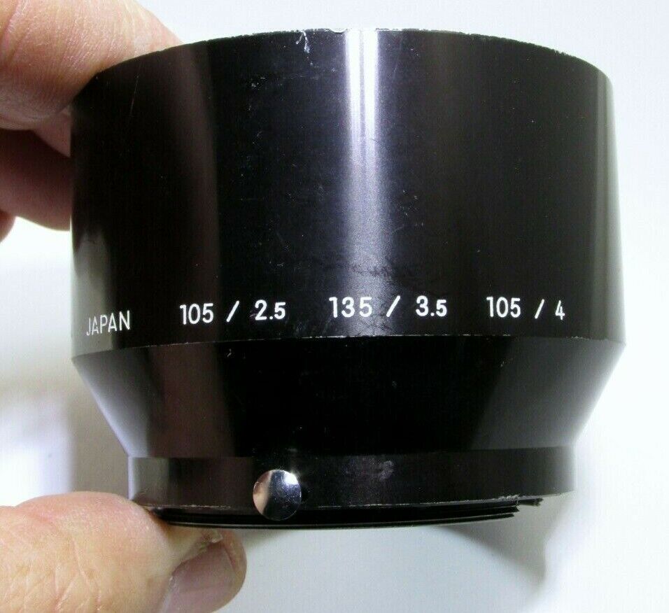 Nikon HS-4 Hood Shade Metal clip on for 135mm f3.5 85mm f2.0 Ai Ai-s Nikkor
