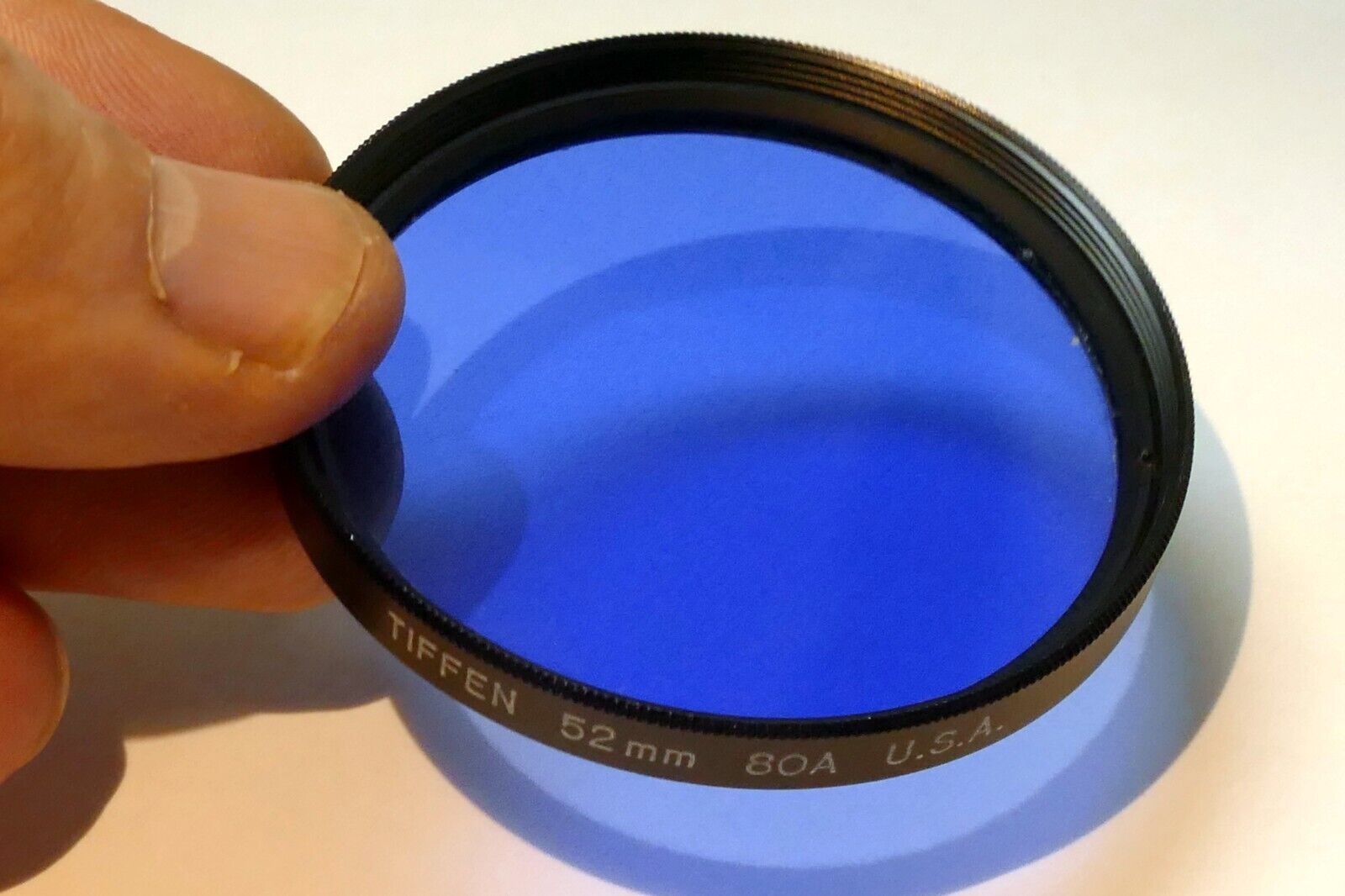 TIFFEN 52mm Filter 80A  made in USA Blue cooling from 3200K to 5500K