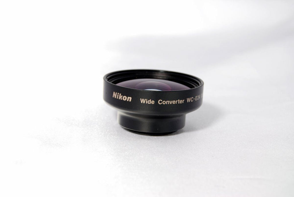 Nikon WC-E24 0.66X wide angle Lens for coolpix mint 28mm threaded AUX