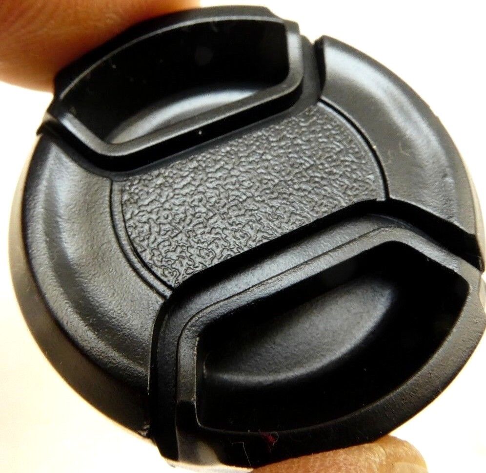 37mm Black Front Cap  snap on type for Sony Handicam Camcorder