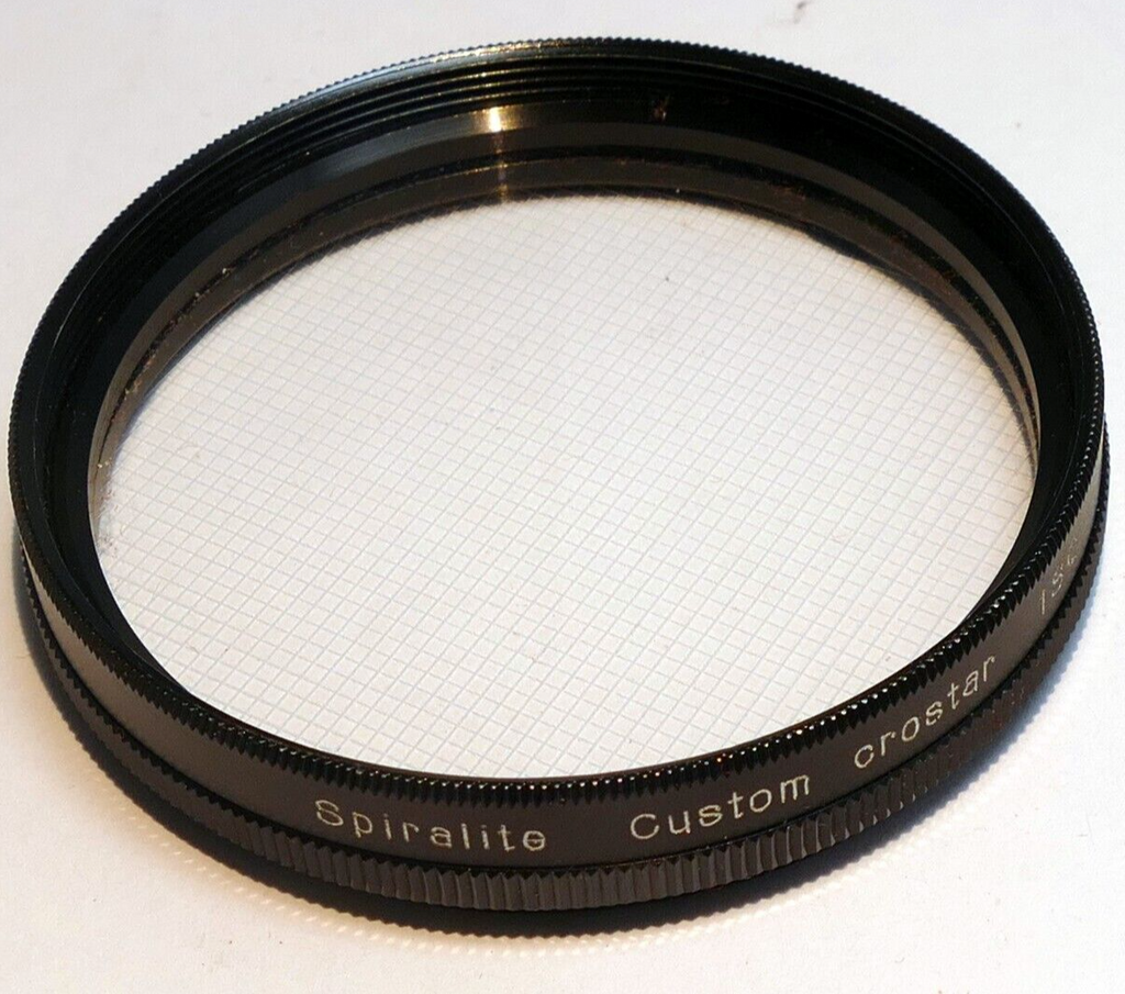 Spiralite Custom Crostar 1SQ 49mm Filter  rotating Cross Screen 4X star