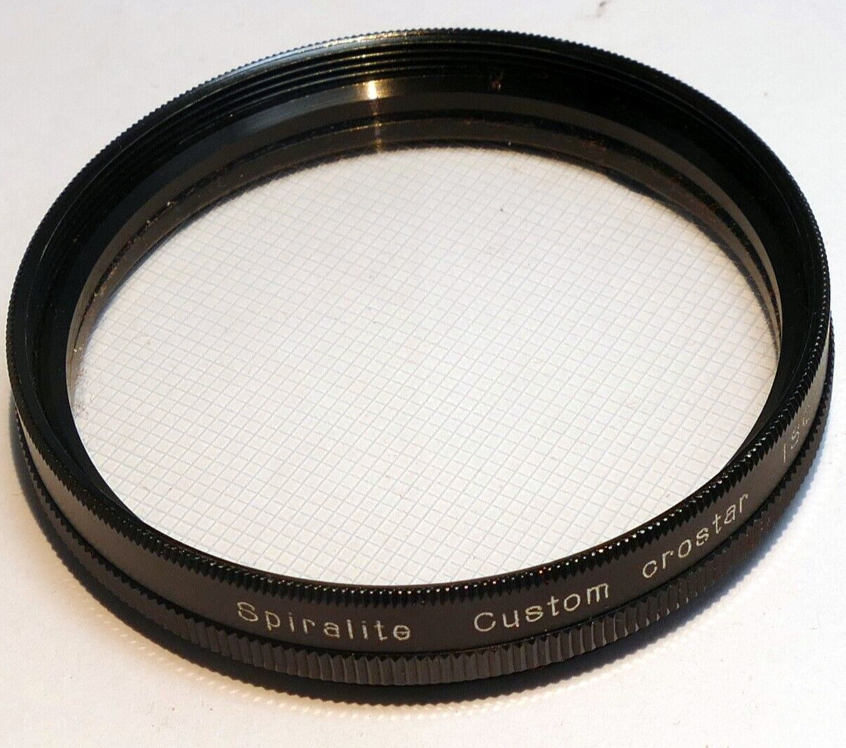 Spiralite Custom Crostar 1SQ 49mm Filter  rotating Cross Screen 4X star
