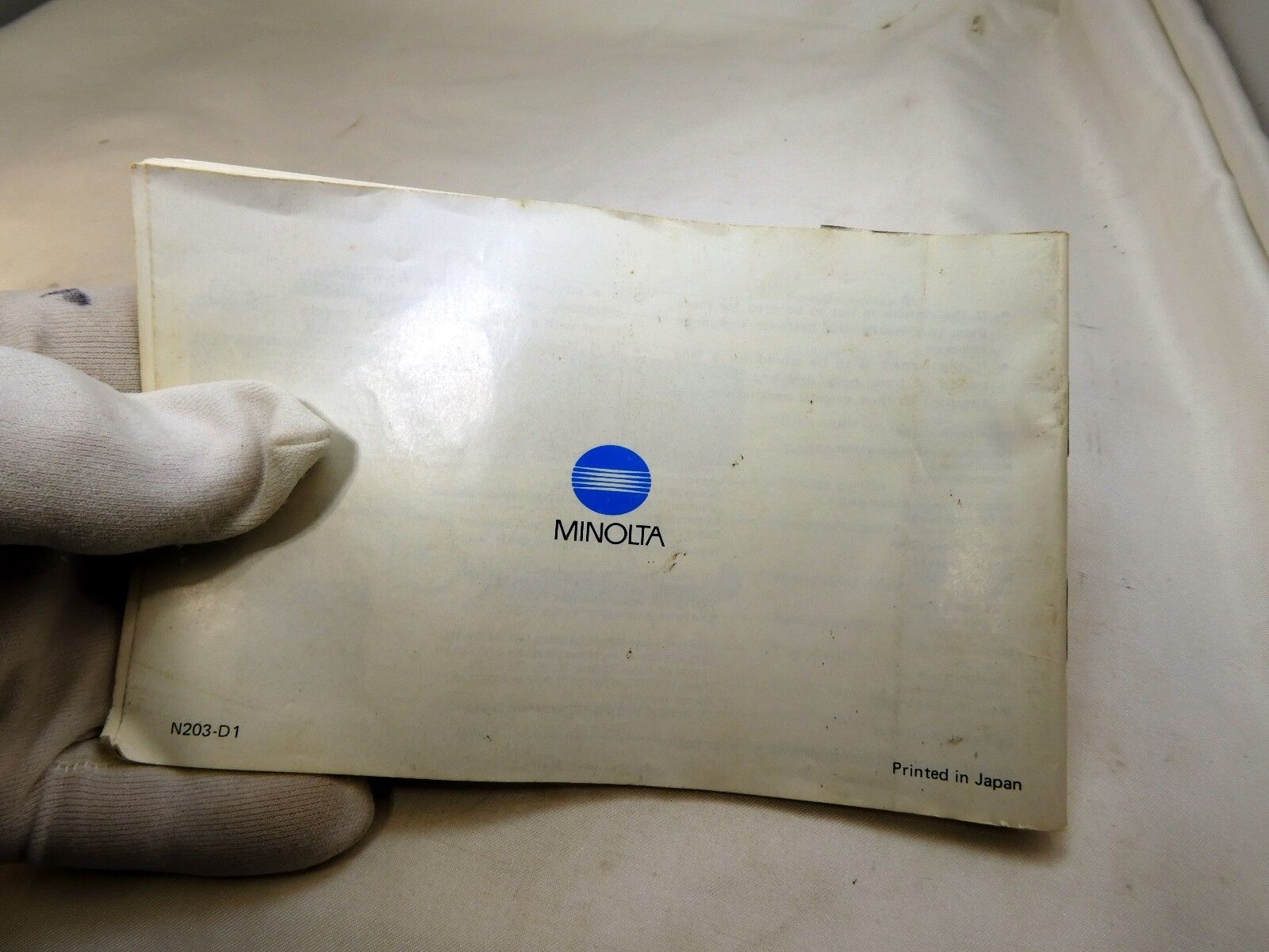 Minolta XG-M camera Instruction Guide Manual English