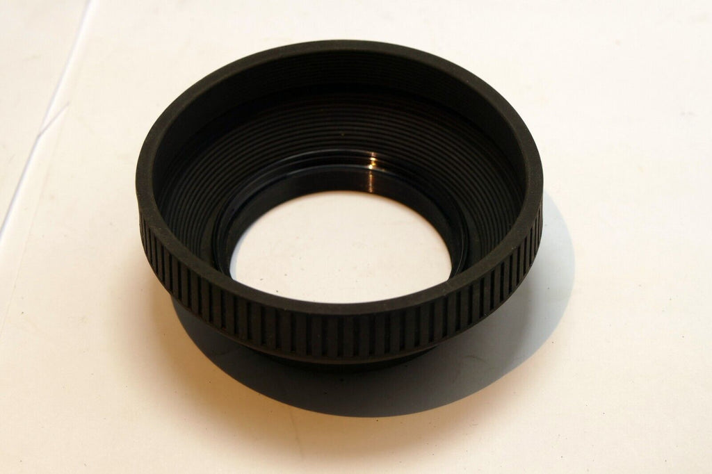 49mm rubber lens hood collapsible double threaded